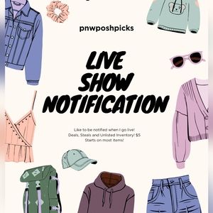 PNWPOSHPICKS IS LIVE! Like to be notified when I go live!